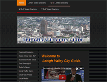 Tablet Screenshot of lehighvalleycityguide.com